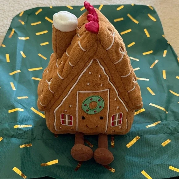 Jellycat | Other | Jellycat Amuseable Gingerbread House 8x7x475